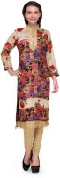 Yashasvi Festive, Formal, Wedding Printed Women's Kurti(Multicolor, Red)