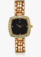 Yepme Black/Golden Metal Analog Watch