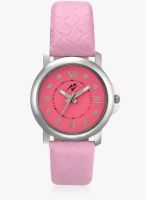 Yepme Pink Faux Leather Analog Watch