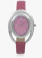 Yepme Pink Leatherette Analog Watch