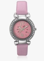 Yepme Pink Leatherette Analog Watch