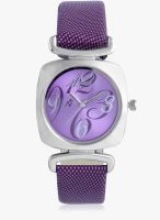 Yepme Purple Leatherette Analog Watch