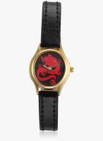 Yepme Red Faux Leather Analog Watch
