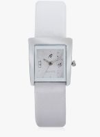 Yepme White Leatherette Analog Watch