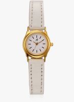 Yepme White Leatherette Analog Watch