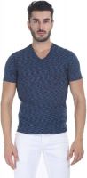 Zobello Printed Men's V-neck Multicolor T-Shirt