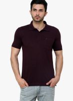 Cotton County Premium Brown Solid Polo T-Shirts