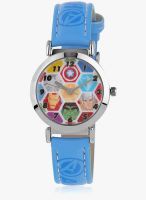 Disney Aw100025 Blue/Multi Analog Watch