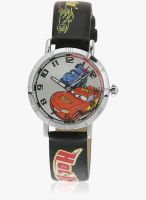 Disney Cars 99112 Black/Multi Analog Watch