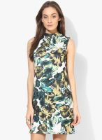 Dorothy Perkins Off White Colored Printed Shift Dress
