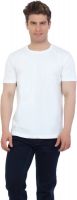 EETEE Solid Men's Round Neck White T-Shirt