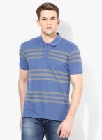 Fame Forever By Lifestyle Blue Polo T-Shirt