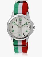 KOOL KIDZ Dmk-017-Gr 01 Multicoloured/Green Analog Watch