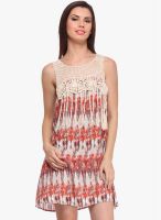 NINETEEN Multicoloured Embroidered Shift Dress