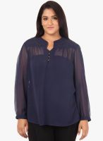 Oxolloxo Blue Solid Top