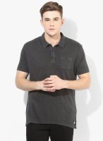 Quiksilver Grey Polo T-Shirt