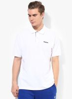 Reebok Dist. Core White Training Polo T-Shirt