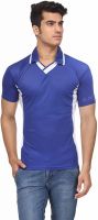 Rico Sordi Solid Men's Polo Neck Blue T-Shirt