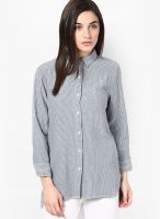 SbuyS Grey Printed Shirt