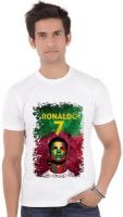 ShopMantra Graphic Print Men's Round Neck White T-Shirt