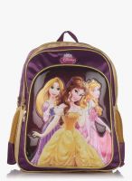 Simba 16 Inches Princess Golden Princess Purple School Backpack