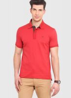 Smokestack Red Solid Polo T-Shirts