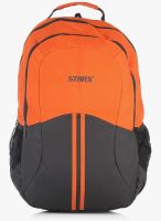 Starx Grey/Orange School/College Backpack