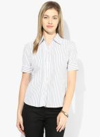 Style Quotient Blue Striped Shirt