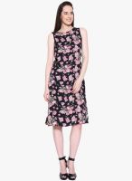 Sugar Her Multicoloured Colored Printed Shift Dress