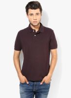 Uni Style Image Coffee Solid Polo T-Shirt