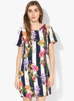 Vero Moda Multicoloured Colored Printed Shift Dress