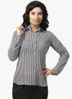 Wisstler Black Striped Shirt