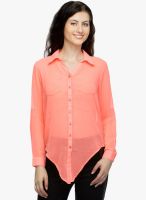 Wisstler Orange Solid Shirt