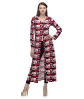 A A Store Multi Cotton Lycra Maxi Dress