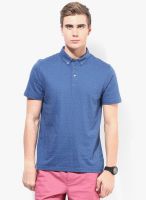 Burton Blue Printed Polo T-Shirt