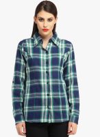 Cation Blue Checked Shirt