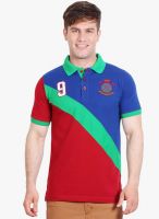 Fitz Red Solid Polo T-Shirt