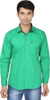 Forever19 Men's Solid Casual Green Shirt