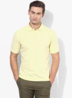 Gas Yellow Solid Polo T-Shirt