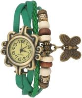 Geneva Time 029 Vintage Butterfly Analog Watch - For Girls, Women