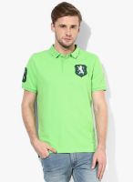 Giordano Green Solid Polo TShirt