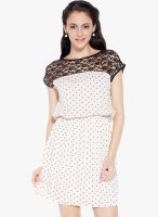 Globus Off White Colored Printed Shift Dress