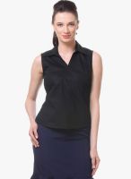 Kaaryah Black Solid Shirt