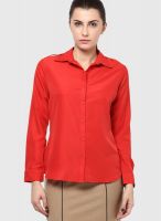 Kaaryah Red Solid Shirt