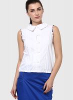 Kaaryah White Solid Shirt