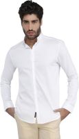 Karsci Men's Solid Lounge Wear White Shirt