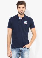 Lee Navy Blue Polo T-Shirt