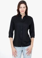Mayra Black Solid Shirt
