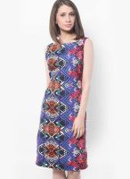 Meira Multicoloured Printed Shift Dress