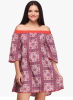 NINETEEN Multicoloured Printed Shift Dress